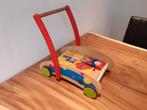 Blokkenwagen loopkar, Ophalen, Gebruikt, Duw- of Trekspeelgoed
