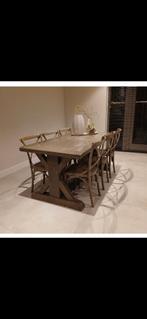 Mooie stoere eettafel, Huis en Inrichting, Tafels | Eettafels, Ophalen, 200 cm of meer, 50 tot 100 cm, Zo goed als nieuw