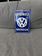 Origineel VW Emaille Bord - Onderdelen Signaalplaat Oldtimer, Ophalen of Verzenden