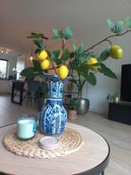 Vintage blauw witte vaas delfts, Huis en Inrichting, Woonaccessoires | Vazen, Blauw, Aardewerk of Porselein, Ophalen of Verzenden