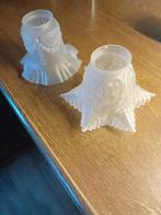 Antieke glazen lampenkapjes, Antiek en Kunst, Antiek | Lampen, Ophalen of Verzenden
