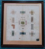 Merklap stoplap 1825, Antiek en Kunst, Ophalen of Verzenden