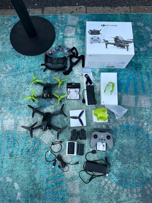 Dji fpv drone set van 2 drones  incl tas en toebehoren, Audio, Tv en Foto, Drones, Zo goed als nieuw, Ophalen of Verzenden