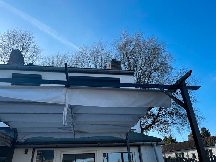 Overkapping Blumfeldt, 3x3, gepoedercoat stalen frame, Tuin en Terras, Overkappingen, Zo goed als nieuw, Tuinpaviljoen, Ophalen