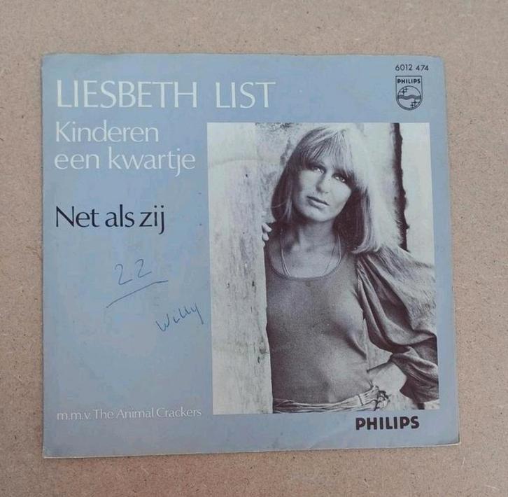 Liesbeth List - Kinderen Een Kwartje, Cd's en Dvd's, Vinyl Singles, Gebruikt, Single, Pop, 7 inch, Ophalen of Verzenden