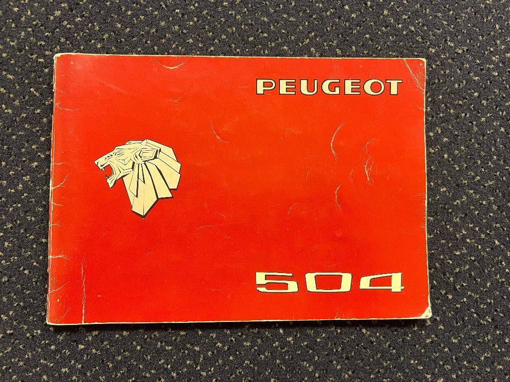 Gebruikershandleiding Peugeot 504  1976, Ophalen of Verzenden
