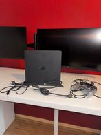 ps4 slim + controller, startkabel en HDMI kabel, Ophalen, Zo goed als nieuw, Met 1 controller, Slim
