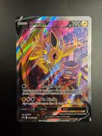Jolteon V full art pokemon kaart, Ophalen of Verzenden, Zo goed als nieuw