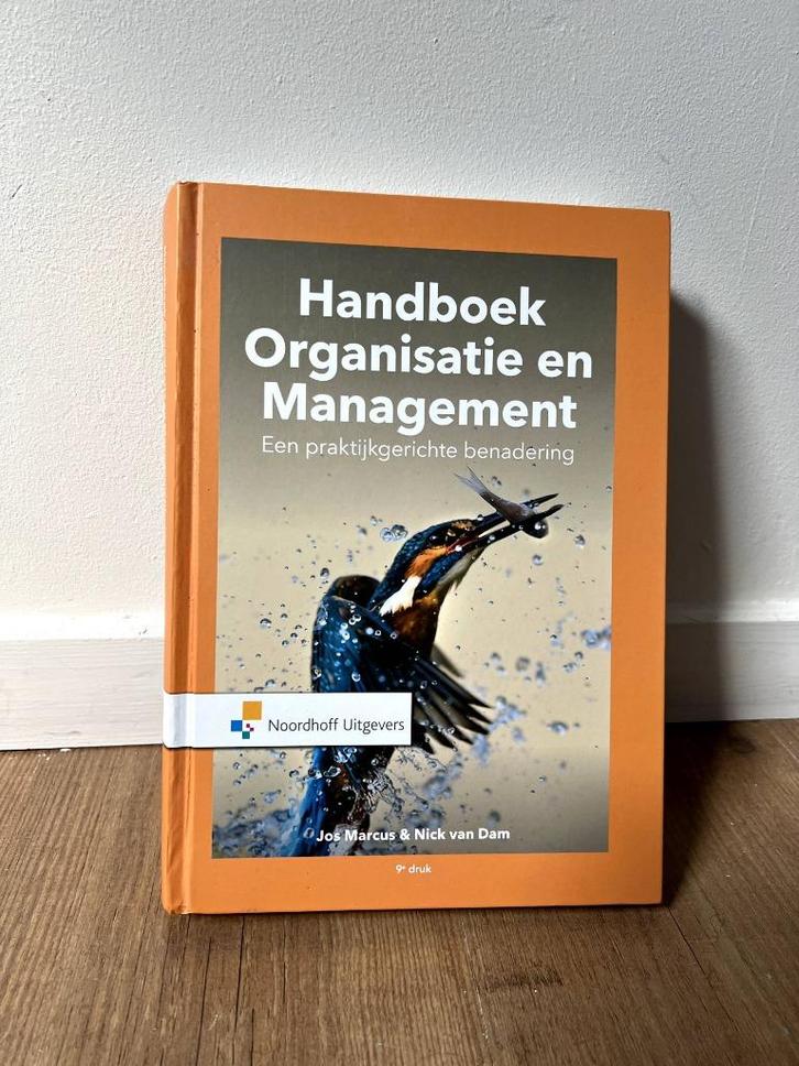 Handboek Organisatie en Management | 9e druk, Boeken, Studieboeken en Cursussen, Zo goed als nieuw, HBO, Beta, Ophalen of Verzenden