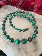 Malachiet beschermt aura straling geluk doelgericht intuïtie, Sieraden, Tassen en Uiterlijk, Kettingen, Nieuw, Ophalen of Verzenden