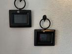 2 zwarte Rivièra maison cordoba fotolijsten incl haken, Minder dan 50 cm, Nieuw, Schilderij, Ophalen of Verzenden