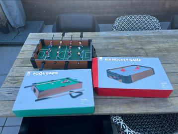 3 mini games beschikbaar voor biedingen