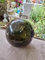 Antiek 1880 olijf glas drijver vlotter 13cm, Antiek en Kunst, Ophalen of Verzenden
