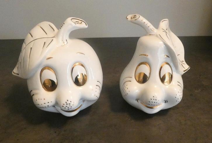 hollywood regency statue - Appel - Peer [1463], Antiek en Kunst, Kunst | Designobjecten, Ophalen