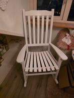 Witte Schommelstoel - Relax en Geniet!, Kinderen en Baby's, Kinderkamer | Tafels en Stoelen, Ophalen of Verzenden, Zo goed als nieuw