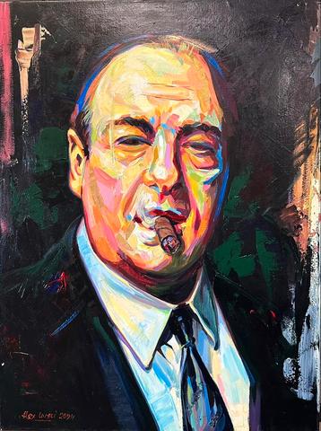 Alex L- Tony Soprano- Handgeschilderd (100%)- Origineel beschikbaar voor biedingen