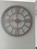 Mooie industriële wandklok 80 cm diameter, Ophalen of Verzenden, Zo goed als nieuw