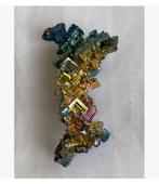 Bismuth in folie beschermfolie lijst man-made, Verzamelen, Mineralen en Fossielen, Verzenden, Mineraal