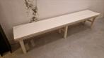 Eettafel bank wit hout, Ophalen, Gebruikt, Overige maten, Minder dan 75 cm