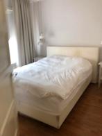 Tweepersoons Boxspring - 160x210 cm, Ophalen, Gebruikt, Tweepersoons, Stof
