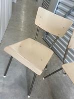 Oude school Stoelen - Set van 2, Huis en Inrichting, Stoelen, Ophalen, Gebruikt, Overige kleuren, Vier