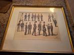 Lithografie Mariniers uniformen 1808-1898, Ophalen