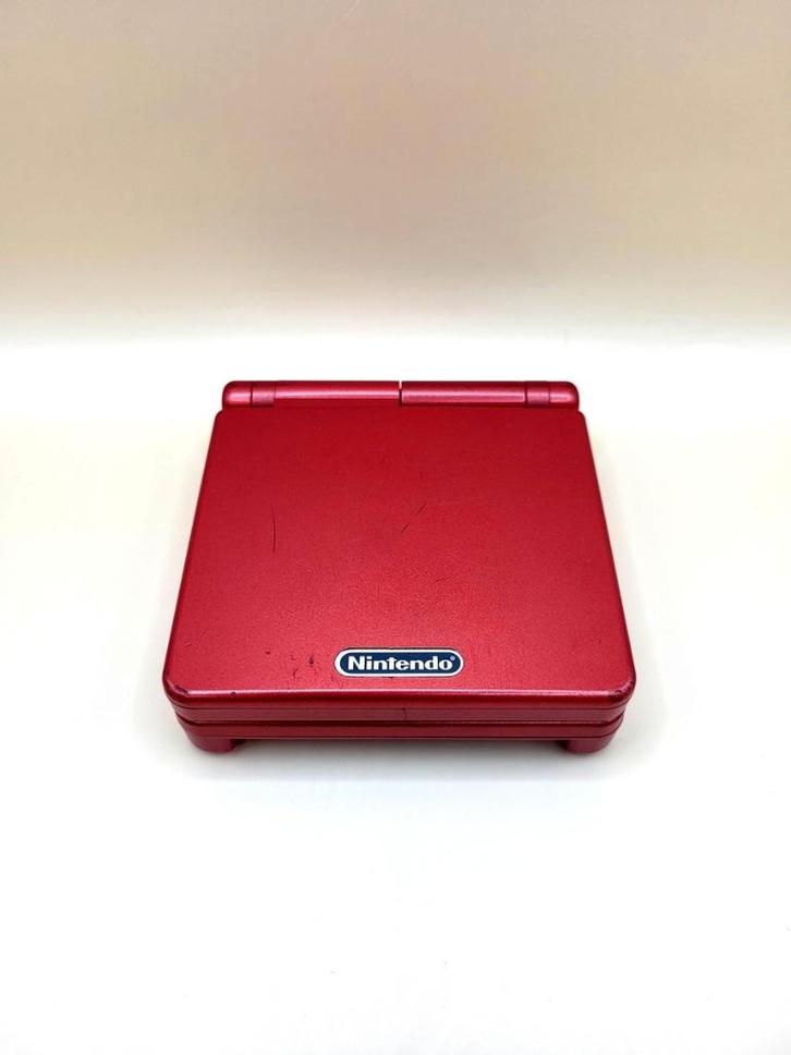 Game Boy Advance SP Rood, Spelcomputers en Games, Spelcomputers | Nintendo Game Boy, Zo goed als nieuw, Game Boy Advance SP, Ophalen of Verzenden