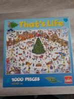 That's Life Kerstpuzzel - 1000 Stukjes, Ophalen of Verzenden, 500 t/m 1500 stukjes, Zo goed als nieuw, Legpuzzel