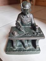 Antiek beeltje de betaalmeester tin, Antiek en Kunst, Ophalen of Verzenden