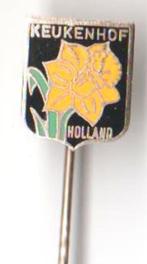Keukenhof Holland emaille vintage speld in gave staat, Verzamelen, Speldjes, Pins en Buttons, Verzenden, Zo goed als nieuw, Transport