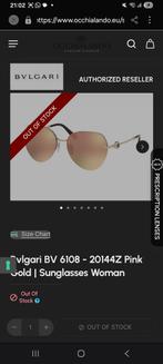 Bvlgari Damesbril Pink Gold - Origineel & Mooi!, Overige merken, Ophalen of Verzenden, Zo goed als nieuw, Roze