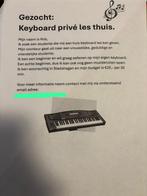 Gezocht: keyboard privé les, Ophalen of Verzenden, Zo goed als nieuw