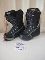 Nitro Reverb TLS snowboard schoenen zwart maat 42, Ophalen of Verzenden, Gebruikt, Schoenen