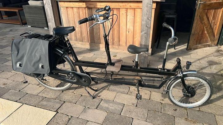 Onderwater Amsterdam tandem ouder kind elektrische fiets, Fietsen en Brommers, Fietsen | Tandems, Gebruikt, Minder dan 10 versnellingen