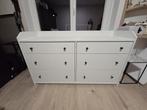 Witte IKEA Hauga ladekast met 6 lades, Ophalen, Overige materialen, 100 tot 150 cm, 5 laden of meer