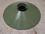 Lampenkap Emaille Antiek Groene Lamp Plafondlamp Vintage, Huis en Inrichting, Lampen | Lampenkappen, Ophalen of Verzenden, Zo goed als nieuw