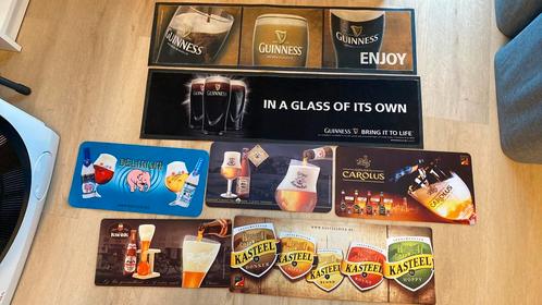 Barmatten Guinness, Kasteel, Delirium, Kwak en meer, Verzamelen, Biermerken, Gebruikt, Overige typen, Ophalen of Verzenden