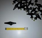 Gietijzeren keukenknoppen (15 stuks) Type Ruit, Huis en Inrichting, Keuken | Keukenelementen, Minder dan 50 cm, Zwart, Ophalen of Verzenden