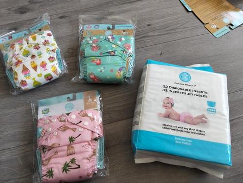 Pakket wasbare luiers Charlie banana hybrid Pocket luiers, Kinderen en Baby's, Badjes en Verzorging, Nieuw, Overige typen, Overige merken