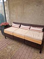 Outsunny kunststof rotan loungebank, Tuin en Terras, Ophalen, Zo goed als nieuw, Kunststof