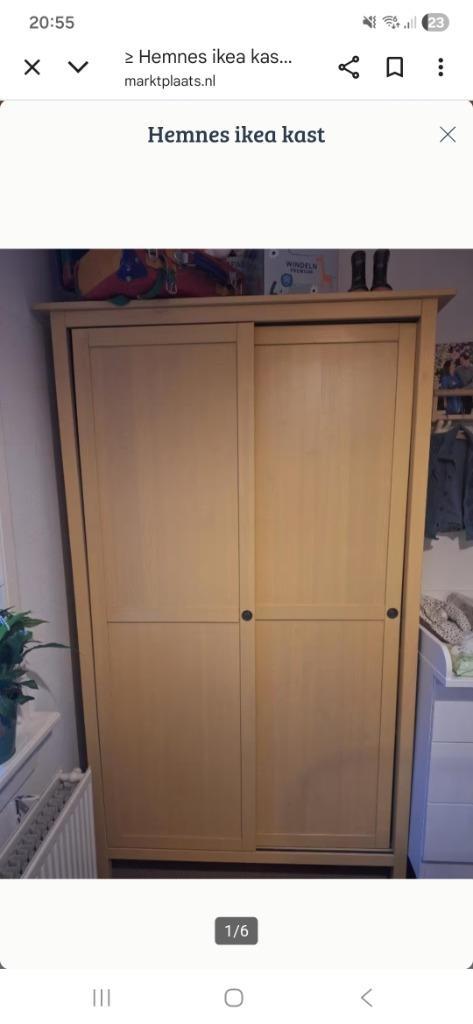 Hemnes ikea kast zgan, Huis en Inrichting, Kasten | Kledingkasten, Zo goed als nieuw, 150 tot 200 cm, 100 tot 150 cm, 25 tot 50 cm