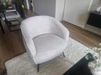 Stoel licht grijs teddy, Huis en Inrichting, Banken | Sofa's en Chaises Longues, Ophalen, Eenpersoons, 75 tot 100 cm, Zo goed als nieuw