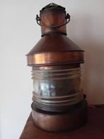 oude scheepslamp met verlichting, Ophalen