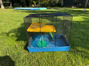 Hamsterkooi incl veel accessoires beschikbaar voor biedingen