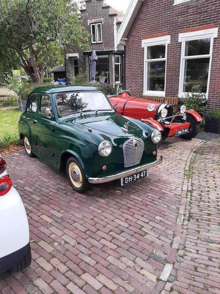 AUSTIN A30  1954, Auto's, Oldtimers, Particulier, Austin, Benzine, Sedan, Handgeschakeld, Groen, Beige, Leder, Achterwielaandrijving