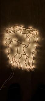 Kerstverlichting Rendier, Ophalen of Verzenden, Zo goed als nieuw, Kunststof, Kerst