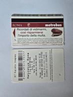 Metro ticket Rome - Italië, Tickets en Kaartjes, Eén persoon