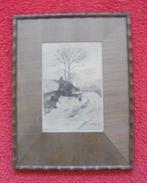 Anton Mauve.1838-1888.Winteravond in het Gooi., Antiek en Kunst, Ophalen of Verzenden