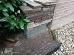 Trottoir/stoep tegels enkele afzet randjes, Tuin en Terras, Tegels en Klinkers, Ophalen, Gebruikt, Beton, Terrastegels
