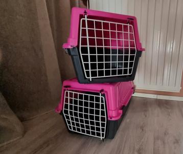 *NIEUW*TRANSPORTBOXEN FUCHSIAKLEUR - 15,- EUR VASTE PRIJS  beschikbaar voor biedingen